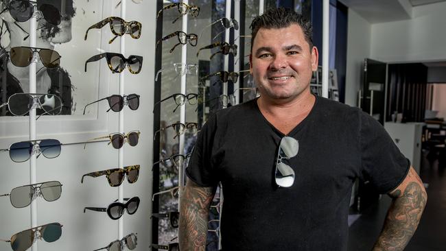 Valley Eyewear co-owner Michael Crawley. Picture: Jerad Williams