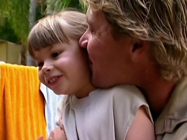 Steve Irwin with daughter Bindi