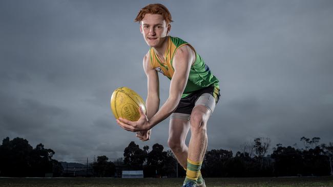 Bayswater footballer Ben White. Picture: Jake Nowakowski