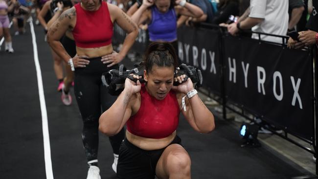 10000 athletes put their fitness to the test in a massive Hyrox competition this weekend (14-15 Dec) at Melbourne Exhibition and Convention Centre. Picture Valeriu Campan