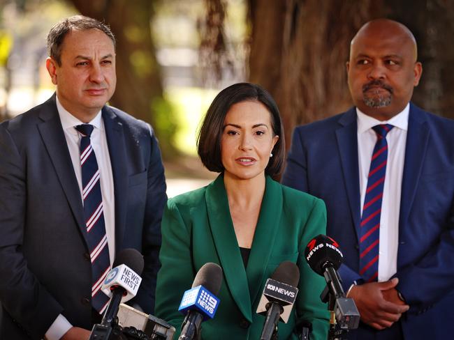 NSW Education Minister Prue Car announces the new deal on Saturday. Picture: Sam Ruttyn