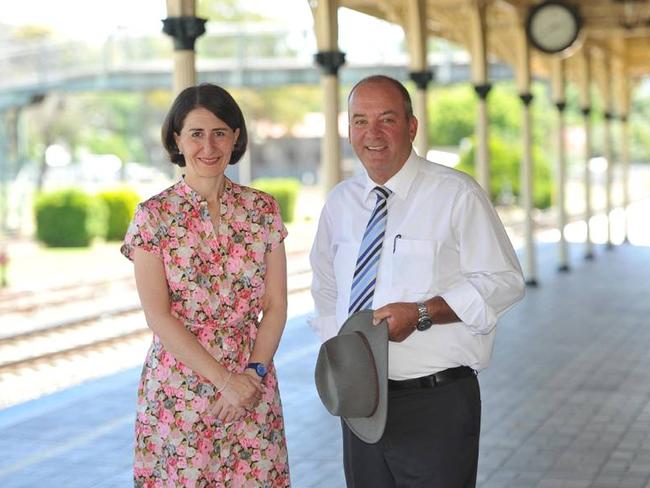 Gladys Berejiklian with disgraced MP Daryl Maguire.