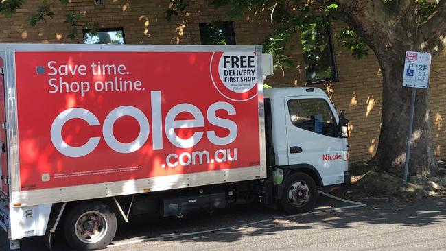 Outrage as Coles van parks in disability spot