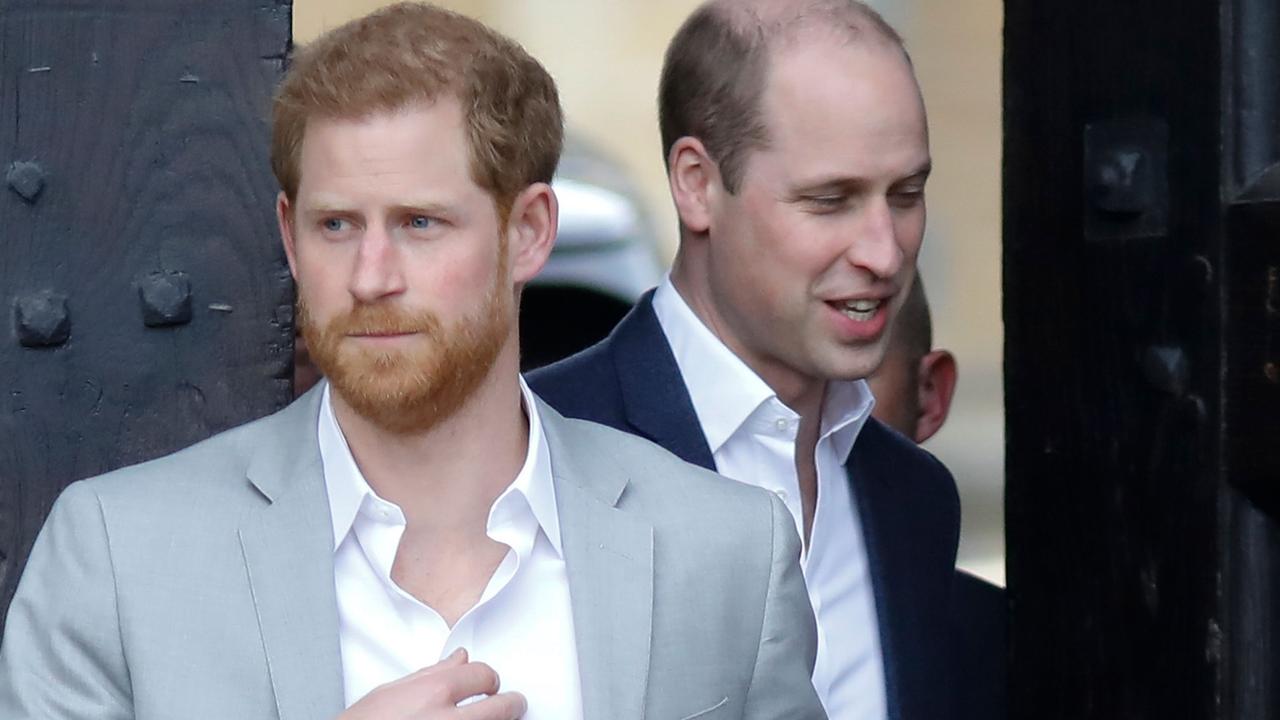 Harry and William are said to have been struggling with their relationship for some time. Picture: Tolga Akmen/AFP