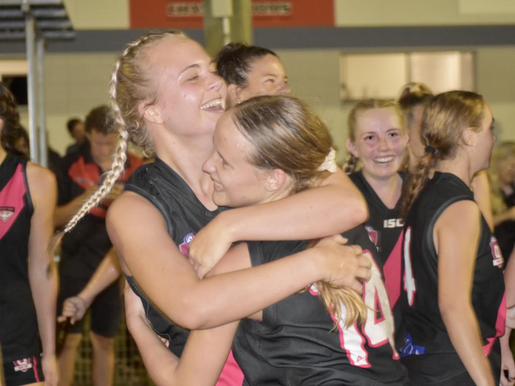 Hervey Bay Bombers have won the Wide Bay Women’s Grand Final against the Bundy Eagles. Picture: Isabella Magee