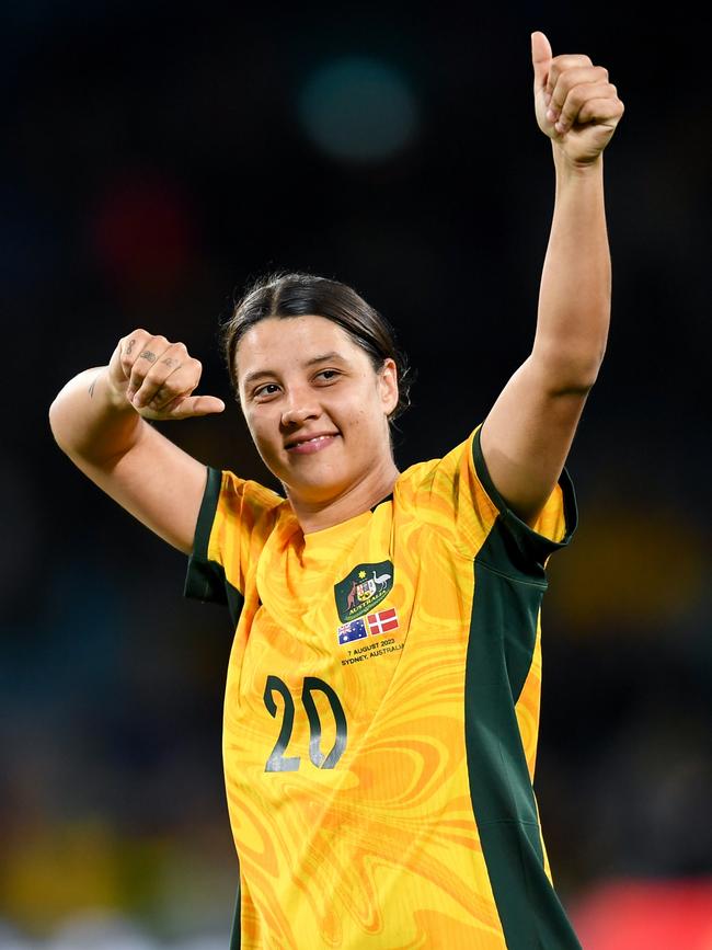 Sam Kerr. Picture: Steven Markham/ via Getty Images