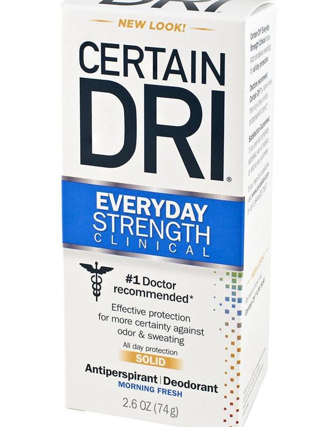 Certain Dri Deodorant is in Catherine's beauty cabinet