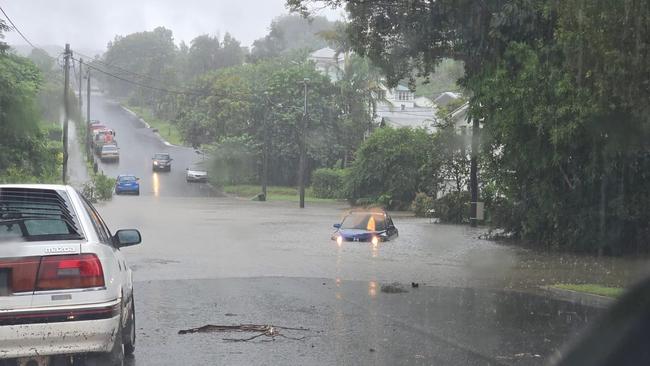 Flooding in Nambour following wild weather from ex-Tropical Cyclone Alfred.