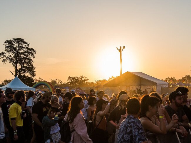 Revellers enjoying the Mountain Sounds Festival in 2018.