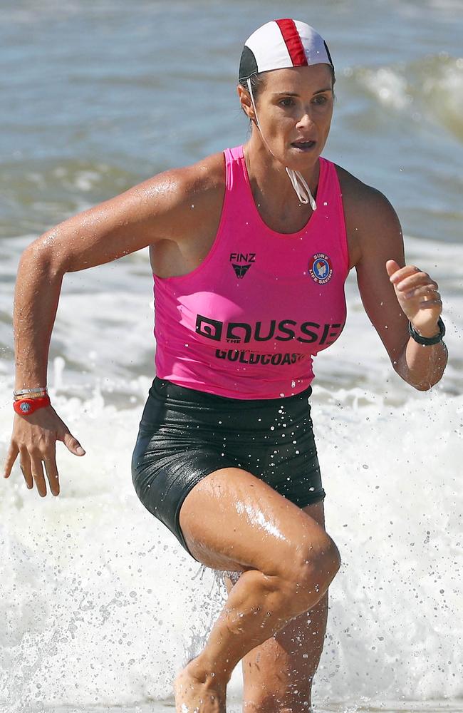 Candice Warner made her return to competition at the 2022 Surf Life Saving national titles on the Gold Coast.