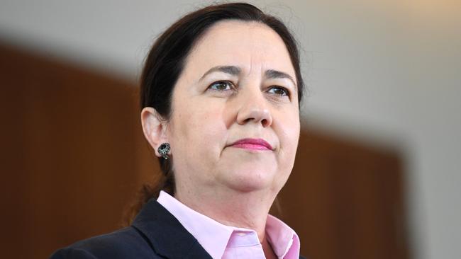 Queensland Premier Annastacia Palaszczuk urged Queenslanders to stay home. Picture: Dan Peled