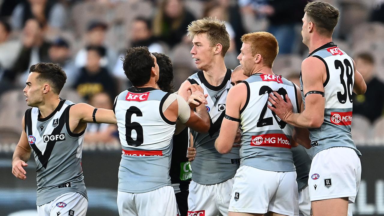 AFL 2021: Collingwood Magpies vs. Port Adelaide Power, 20 ...