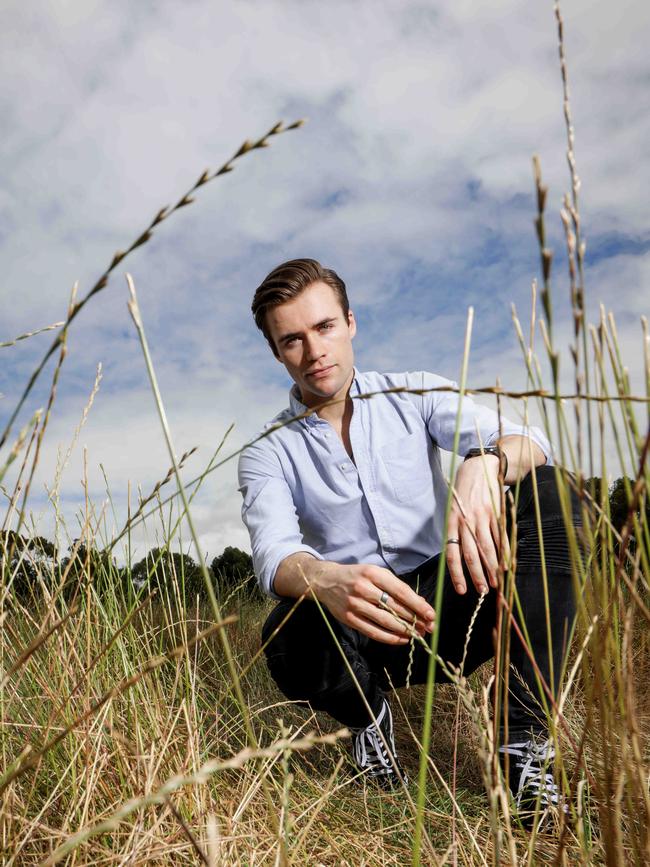 Thomas McGuane at his parents’ property in Colac. Picture: Nicole Cleary