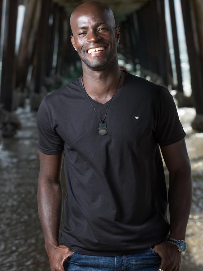 Gyawe Jonas Salley at Henley Beach. Picture: Matt Loxton