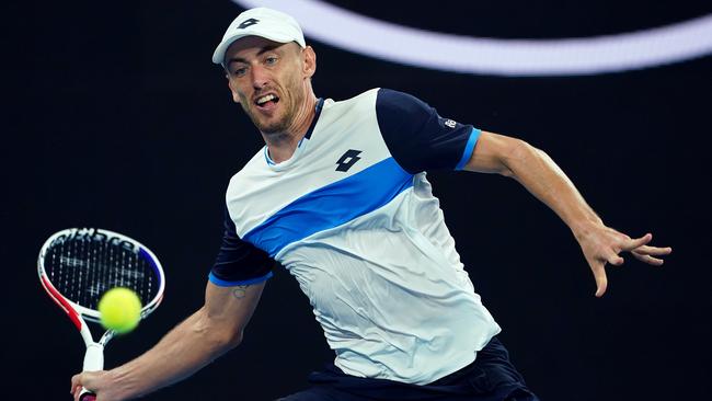 John Millman is through to the third round of the Australian Open after a straight sets win. Picture: AAP Images