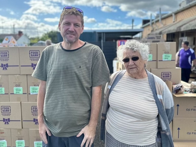 Colin Inness and his mother-in-law Christine, from Jones Island. Picture: Supplied
