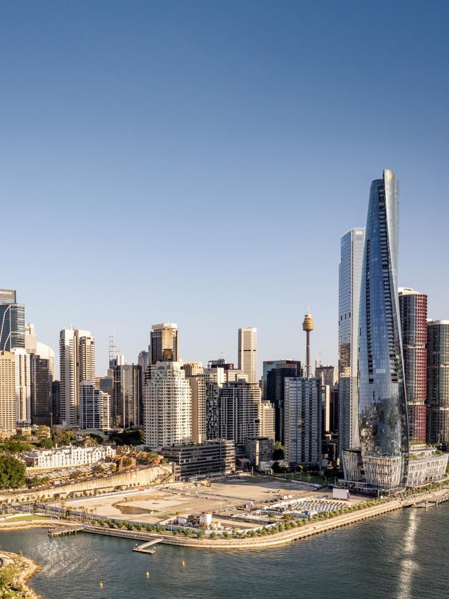 Central Barangaroo sits bare on the harbourside peninsula. Picture: Supplied