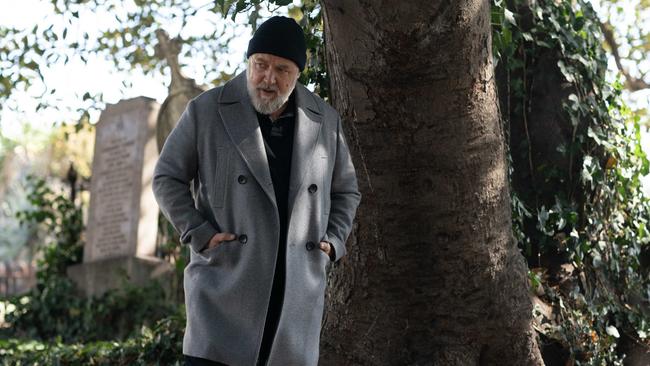 Russell Crowe stars in Sleeping Dogs, which was shot in Melbourne.