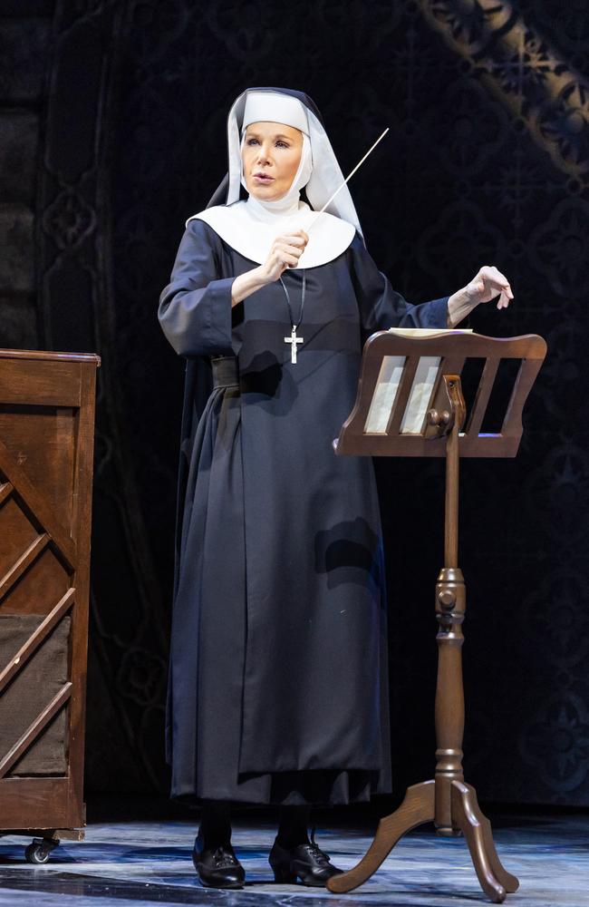 Rhonda Burchmore in Sister Act on now at QPAC. Picture: Daniel Boud