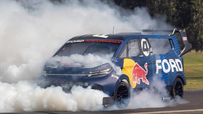 Photo of the Ford SuperVan at the Adelaide Motorsport Festival March 2024