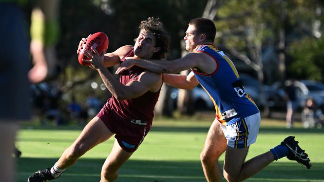 Josh Garrels against Old Ignatians in round two of this season. PAOC would be thrilled with a win against Iggies this weekend. Picture: Morgan Sette