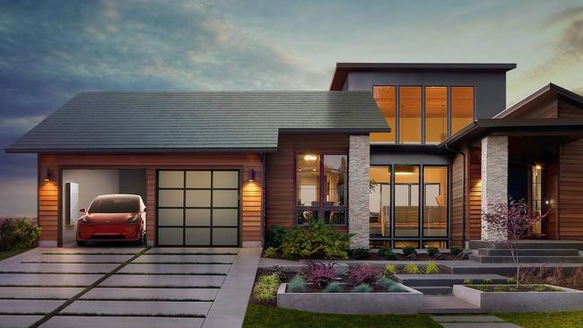 Tesla Motors and SolarCity have developed glass roofing tiles embedded with devices that convert sunlight into electricity.