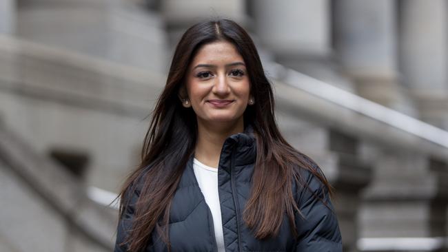 2024 Teen Parliament participant Zainab Rehman from Mitcham believes adopting medical tech that uses AI will change the future of SA. Picture: Brett Hartwig