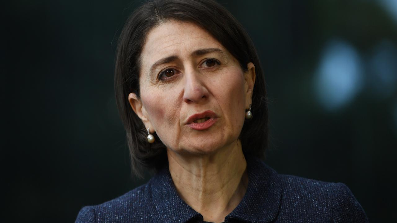 Premier Gladys Berejiklian is like, don’t bugger this up NSW. Picture: Dean Lewins/AAP