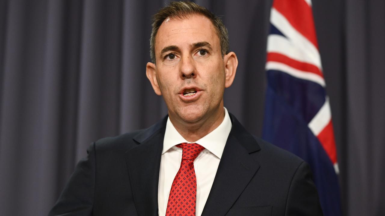 Federal Treasurer Jim Chalmers said there was more work to do in the cost of living space. Picture: NewsWire / Martin Ollman