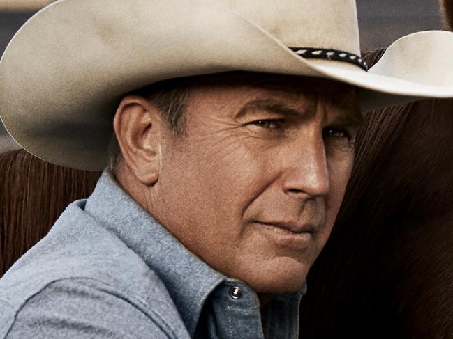 Kevin Costner stars in the TV series Yellowstone. Supplied by Stan.