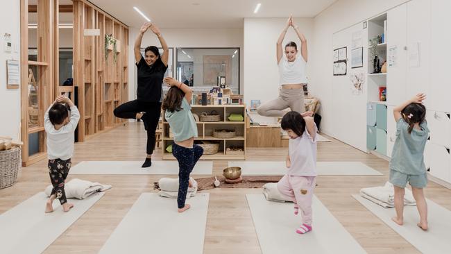 The yoga classes at Nido. Picture: Supplied