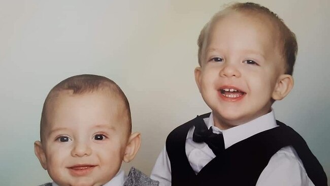 Brothers Josh and Michael were pulled from the pool unconscious last week and have since died.