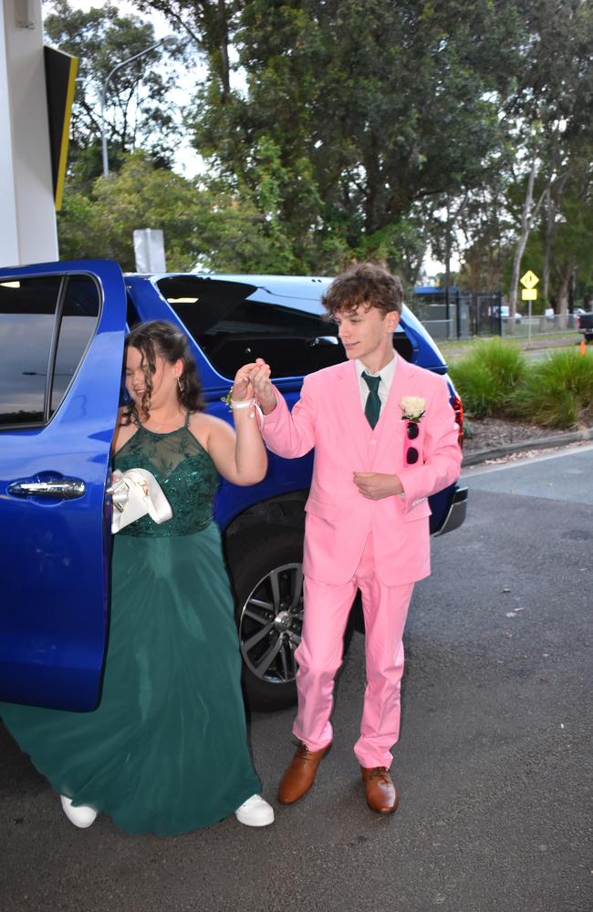 Students at the 2024 Nambour Christian College formal.