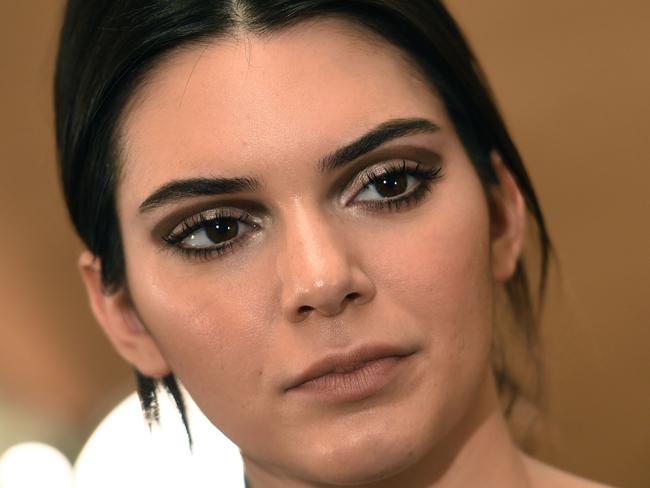 NEW YORK, NY - FEBRUARY 14: Model Kendall Jenner prepares backstage during Diane Von Furstenberg Fall 2016 at New York Fashion Week on February 14, 2016 in New York City. (Photo by Dimitrios Kambouris/Getty Images)