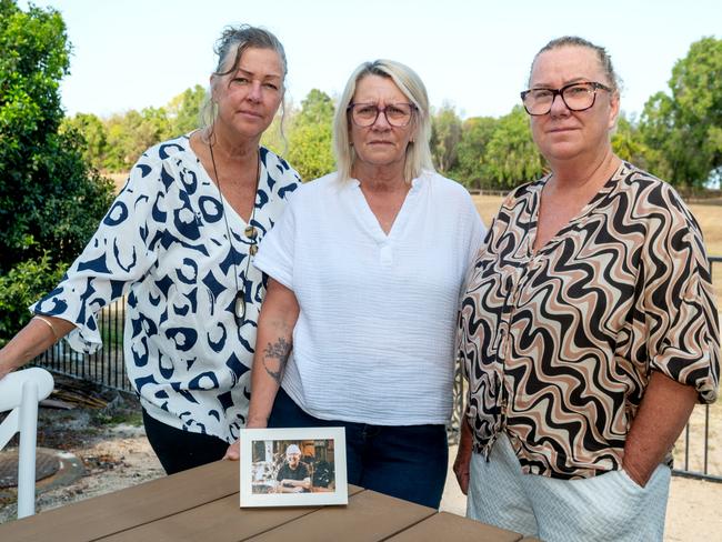 Josephina Giles, Annette Ellen and Suzanne Beardsell are upset the charge has been dropped. Picture: Michaela Harlow