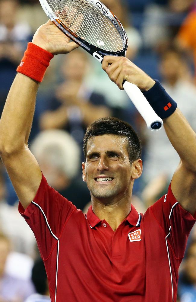 Novak Djokovic hits amazing shot at US Open The Courier Mail