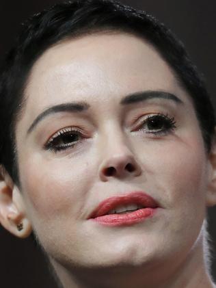 Actress Rose McGowan says Harvey Weinstein raped her. Picture: AP