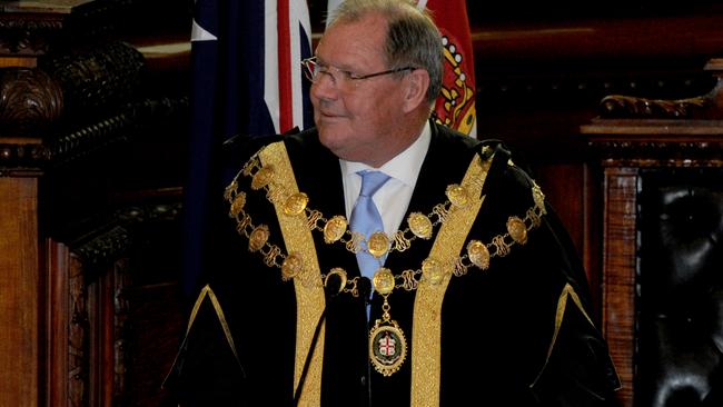 Former lord mayor Robert Doyle resigned seven weeks after the initial allegations came to light. Picture: Andrew Henshaw