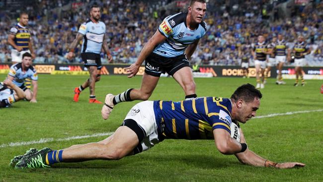 Brad Takairangi is now almost essential to Parramatta. Image: AAP Image/David Neilson