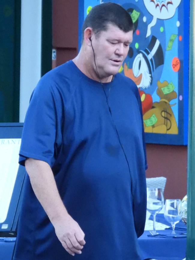 James Packer, spotted in Portofino, Italy. Picture: MEGA/GC Image