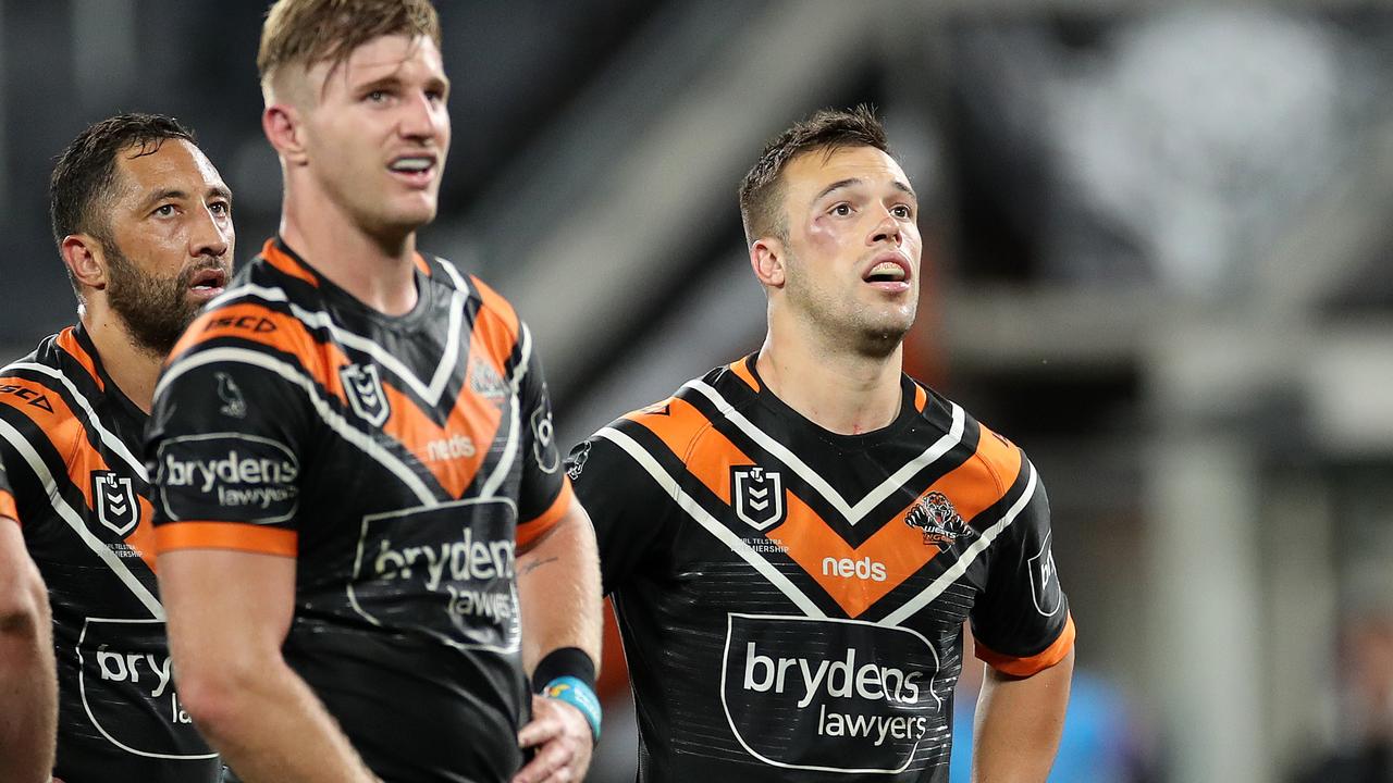 Wests Tigers sit 14th on the ladder. Picture: Phil Hillyard