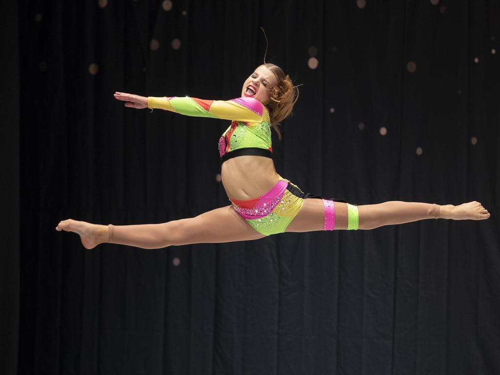 Southern Tasmanian Dancing Eisteddfod, Bonnie Stirling (JDW) during the 12 Years Jazz Solo at Wrest Point. Picture: Chris Kidd