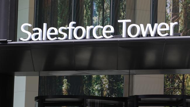 Salesforce Tower in Sydney is among the biggest projects that finished in the past year. Picture: NCA NewsWire/ Gaye Gerard