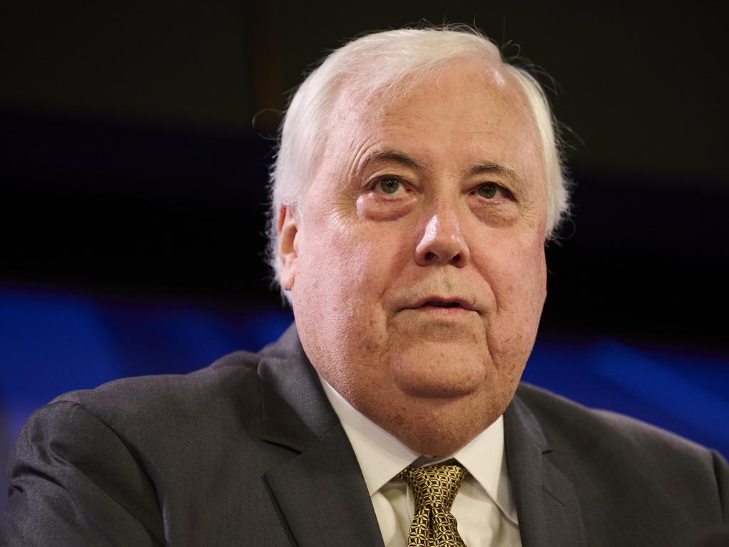 Clive Palmer says his feelings were hurt when he was described as an ‘enemy of the state’ by Premier Mark McGowan. Picture: Rohan Thomson/Getty Images