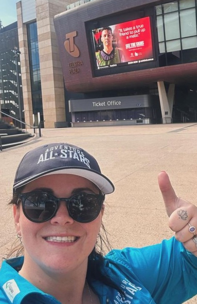 Adventure All Stars Jess Edwards is rearing up for round two of the reality TV show's Legends after she raised $19,000 for Small Steps for Hannah. Picture: Supplied