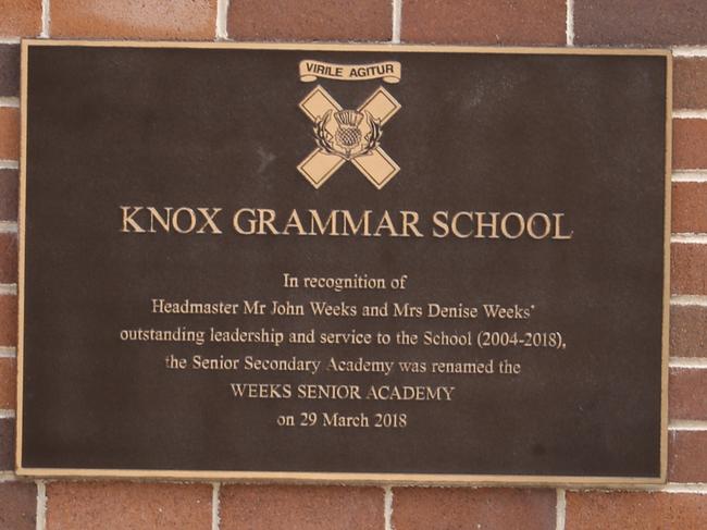 Students at Knox Grammar were running a vile online chat room. Picture: Supplied