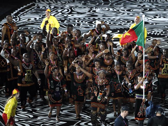 A third of Cameroon’s Commonwealth Games team is missing. Picture: Mark Schiefelbein