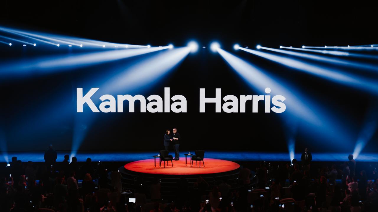 Former US vice president Kamala Harris has spoken at a major real estate conference on the Gold Coast. Picture: NewsWire / Social Focus
