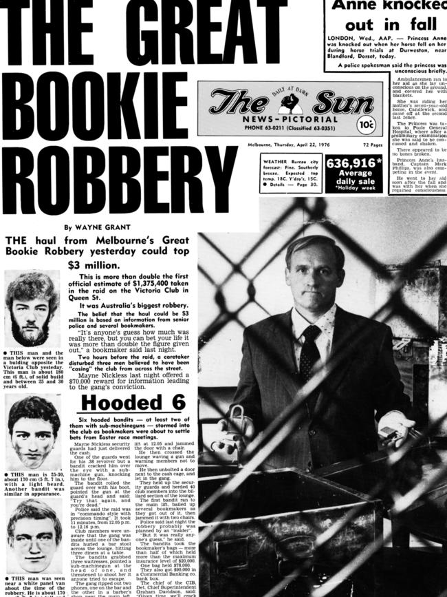 The front page of The Sun newspaper on April 22 1976.