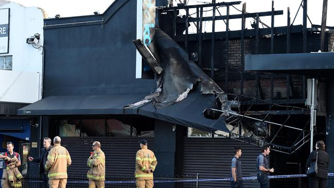 Club Dakota was destroyed by fire in 2016. Picture: Steve Tanner